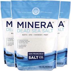 Minera Dead Sea Salt - 15 Lb. Qty 3 X 5 Lb. Bags Fine Grain
