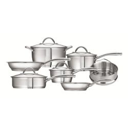 11 Piece Stainless Steel Cookware Set Lifetime Guarantee