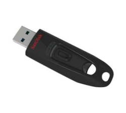 SanDisk Ultra 16GB USB 3.2 Gen 1 Type-a Black USB Flash Drive SDCZ48-016G-U46