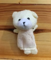 One Small Teddy Finger Puppet As Sewing Accessory