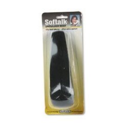 Softalk Standard Telephone Shoulder Rest 7 Long X 2W X 2-1 2H Black