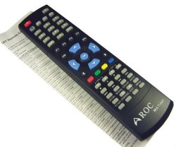 Roc Multi-sat V2 Universal Remote Control For All Satellite Tv Receiver Ilink I-link IR-210 IR210 HDMI 8000 Code 005 Sonicview Permier 360 Elite HD