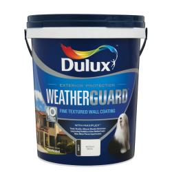 Dulux Weatherguard Exterior Fine Textured Paint Grey Wind 20L