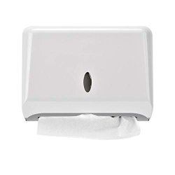 ANCHOR1 Bathroom Paper Towel Dispenser Holder Tissue Box Button Opening Design Home Hotel Toilet Wall Mounted For Hand Z Folding Paper White