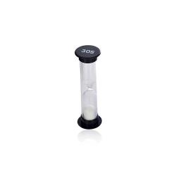 Small Sand Timer - 30 Seconds Black