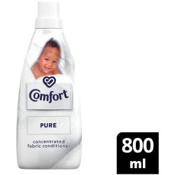 Comfort Pure Concentrated Fabric Softener For Sensitive Skin 800 Ml