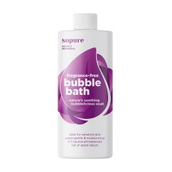 Sopure Fragrance-free Bubble Bath - Nature's Soothing Bubblelicious Soak - 1 Litre