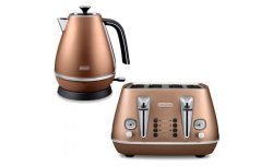 Delonghi copper shop kettle and toaster