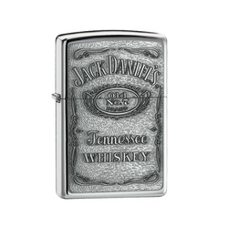 Zippo Lighter - Jack Daniels Label Pewter - ZP250JD427