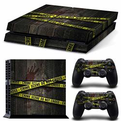 Dapanz Custom Vinyl Skin Sticker Decal Cover For Playstation 4 Console + 2 Remote Controllers