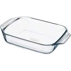 Irresistible Optimum Glass Rectangular Roaster Dish 1.4L