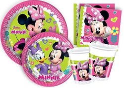 Ciao Y4384 Minnie Party Table Kit Happy Helpers For 8 People Multi-colour