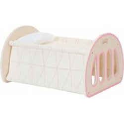 Wooden 2-IN-1 Modern Doll Cradle