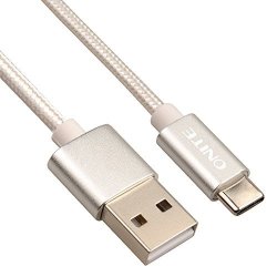 Onite USB Type C Braided Data Charger Cable For Samsung Galaxy S8 S8 Plus Note 8 Moto Z LG G5 G6 V20 V30 Google