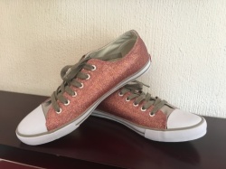 Levi's Dusty Pink Glitter Sneakers Mermaid Kicks