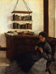 RichardGallery 'louis Eysen-the Artist's Mother 1877' Oil Painting 16X21 Inch 41X54 Cm Printed On High Quality Polyster Canvas This High Definition Art Decorative Canvas