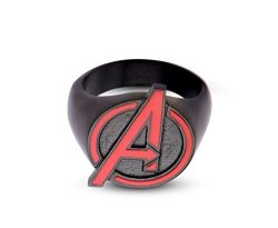 Marvel Avengers Age Of Ultron Avengers Logo Stainless Steel Ring Size 9