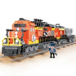 635 Pieces Freight Train Diy Building Stem Educational Toy B4906
