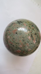 Large 2 730 Cts Collectors Quality Unakite Sphere 546 G - 72mm