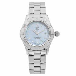 TAG Heuer Women's WAF1419.BA0824 Aquaracer Quartz Blue Mother-of-pearl Dial Watch