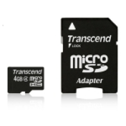Transcend 4gb Microsd Card Sdhc Class 4