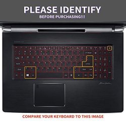 Ikammo Keyboard Cover Skin Case Compatible Acer Predator Helios 300 15.6" Acer Nitro 5 Gaming Laptop AN515 Acer Aspire Vx 15 VX5-591G VN7-593G Acer