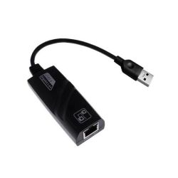 Netix USB 3.0 Gigabit To RJ45 Ethernet Lan Adapter - Compact 10 100 1000 Mbps Auto-sensing USB3.0 Interface Black