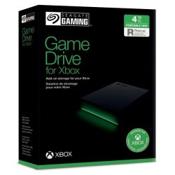 Seagate 4TB 2.5 Inch Xbox External Portable Drive Black With Green LED Xbox Series X|s And Xbox One
