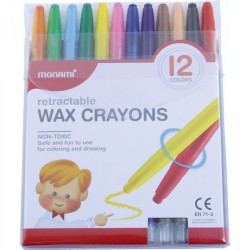 MONAMI Crayons Twister 12pk Ass