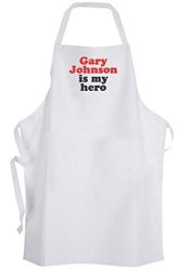 Gary Johnson Is My Hero Adult Size Apron