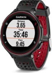 Garmin Forerunner 235 Gps Running Watch With Wrist Heart Rate Monitor Black & Red