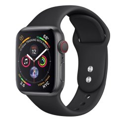 Apple Watch Silicone Strap - 42MM 44MM - Black