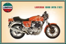 Laverda 1000 Jota - Classic Metal Sign