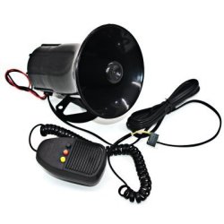 12v 50w Electronic Siren 3 Sounds Tone Microphone
