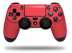 Vinyl Skin Wrap For Sony PS4 Dualshock Controller Solids Collection Coral Controller Not Included