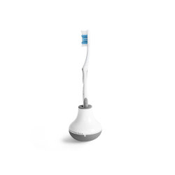 Quirky Bobble Brush Stand + Timer Grey