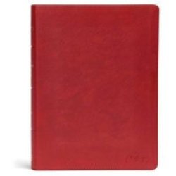 Kjv Spurgeon Study Bible Crimson Leathertouch Leather Fine Binding