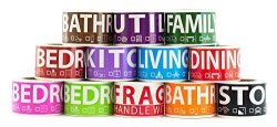 600 Home Moving Labels For 3 Bedroom House. 50 Labels Per Room 12 Color Coded Label Rolls. Fragile Label Included. For Moving Boxes Moving Supplies Wardrobe Boxes Apartment Sticker