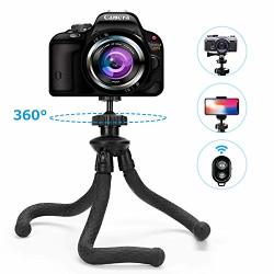 Flexible Phone Tripod Etersky Gorilla Tripod For Camera Phone Gopro With Bluetooth Remote Shutter Durable And Waterproof Travel Tripod Mount Stand For Samsung Iphone