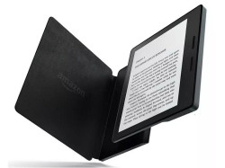 Kindle Oasis E-reader With Leather Charging Cover - Black 6 300 Ppi Wi-fi