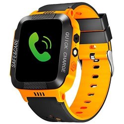 Kids Smart Watches Gps Tracker Phone Call For Boys Girls Sim Card Slot Digital Wrist Watch Touchscreen Cellphone Camera Anti-lost Wristband Bracelet Sos Learning