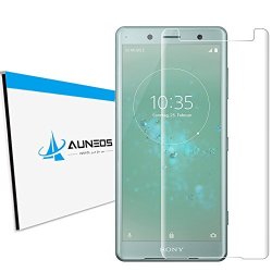 Screen Protector For Sony Xperia XZ2 Compact 3D Curved Auneos Glass Protector Film For Sony Xperia XZ2 Compact Case Friendly Ultra Clear Full Glass