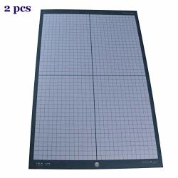 2PCS A3 Non Slip Vinyl Cutter Plotter Cutting Mat With Craft Sticky And Printed Grids - 460MM X 300MM