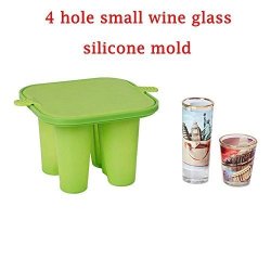 3D Sublimation Silicone Small Short Glass Wine Bottle Mug Mold Mug Clamps Heat Transfer Printing For Glass Mugs