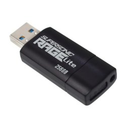 Supersonic Rage Lite 256GB USB3.2 Gen 1 Flash Drive Black