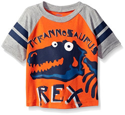 Gerber Graduates Baby Boys' Short Sleeve Raglan T-shirt Size: 12 Months Color: Dinosaur