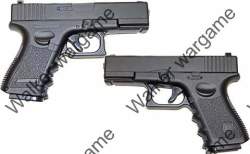 Galaxy G15 Glock 19 Zinc Alloy Shell Spring Gun Pistol - Black Bb Gun