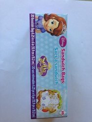 Sofia The First Sandwich Bags