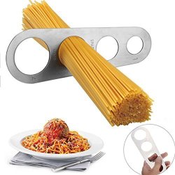 FUNNYTODAY365 Stainless Steel Spaghetti Pasta Noodle Measurer Portioner Kitchen Cook Tool Chef
