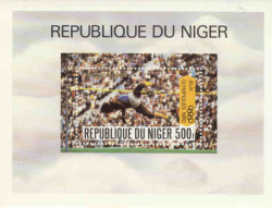 Niger 1980 Olympics Moscow Unmounted Mint Miniature Sheet